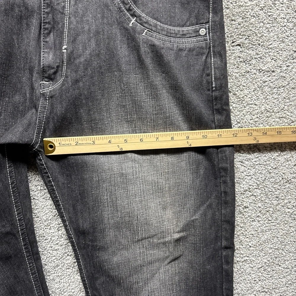 Vintage Southpole Jeans Mens 38x32 Black Denim Y2K Baggy Wide Leg Streetwear EUC